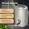 Дозатор для жидкого мыла LAIMA BASIC, 1 л, нержавеющая сталь, зеркальный, 601796