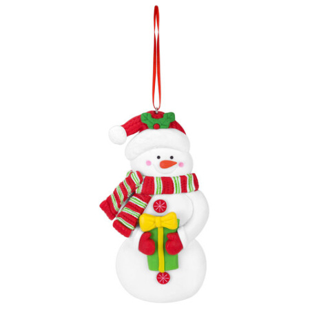 Украшение елочное (1 шт.) "Xmas Toys" 11х9,5 см, полимерная глина, 5 дизайнов, ЗОЛОТАЯ СКАЗКА