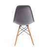 Стулья BRABIX "Eames CF-010", КОМПЛЕКТ 4 шт., пластик серый, опоры дерево/металл, 532632