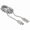 Кабель USB 2.0 – Type-C, 1 м, SONNEN Premium, медь, передача данных и быстрая зарядка, 513127