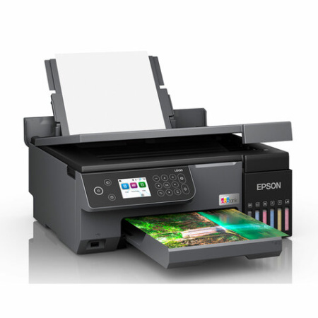 МФУ струйное EPSON L8100 "3 в 1", А4, 22 стр./мин, 5760х1440, печать на CD/DVD, Wi-Fi, СНПЧ, C11CK94402