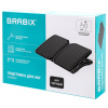 Подставка для ног BRABIX Ultra 4 43х32 см, регулировка угла наклона, 2 платформы, 533039