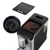 Кофемашина KITFORT КТ-7166, 1350 Вт, объем 1,5 л, для зерен 200 г, автокапучинатор, серебристая