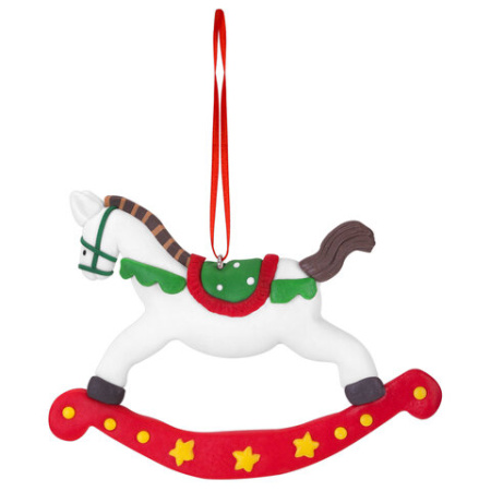 Украшение елочное (1 шт.) "Xmas Toys" 11х9,5 см, полимерная глина, 5 дизайнов, ЗОЛОТАЯ СКАЗКА
