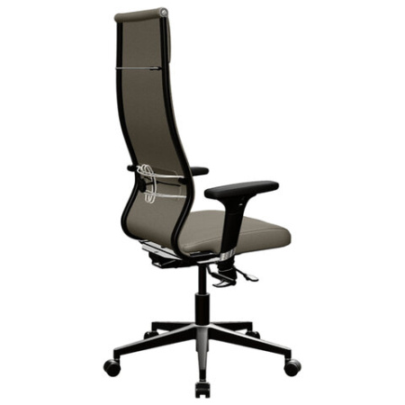 Кресло МЕТТА "ErgoLife" 10 B1-162D, пластик, синхромеханизм, 2D-подлокотники, ткань, бежевое