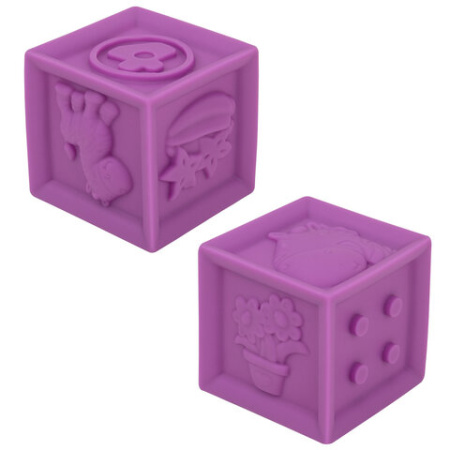 Тактильные кубики, сенсорные, ЭКО 12 штук, BAMBOX BABY (БАМБОКС БЭБИ), 665900