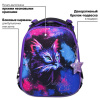 Ранец BRAUBERG PREMIUM, 2 отделения, с брелоком, "Neon cat", 38х29х16 см, 271352