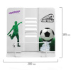 Подставка для книг и учебников большая ЮНЛАНДИЯ "Play Football", регулируемый наклон, металлическая, 237574