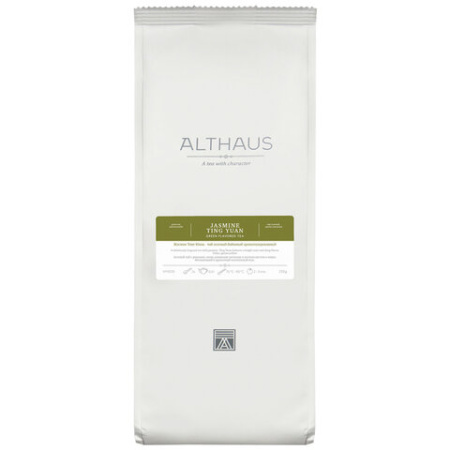 Чай листовой ALTHAUS "Jasmine Ting Yuan" зеленый 250 г, ГЕРМАНИЯ, TALTHL-L00215