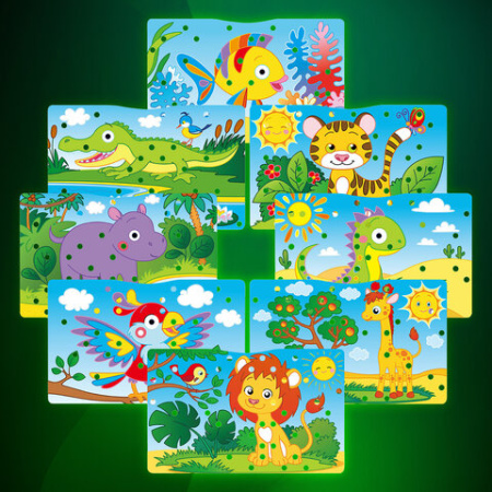 Конструктор с шуруповертом РАЗВИВАЮЩИЙ 247 деталей, BRAUBERG KIDS, 665204