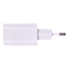 Зарядное устройство быстрое сетевое (220 В) SONNEN, USB QC 3.0 + Type-C PD 20 Вт, 3 А, белое, 455505