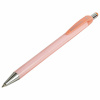 Ручка шариковая автоматическая BRAUBERG "Stripes Pastel", СИНЯЯ, корпус ассорти, пишущий узел 0,5 мм, линия письма 0,3 мм, 144220