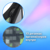 Папка для труда BRAUBERG А4, 2 отделения, пластик, молния сверху, органайзер, "Блоки", 273400