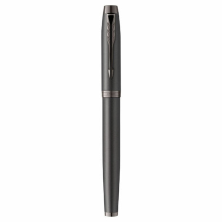 Ручка-роллер PARKER "IM Professionals Monochrome Titanium", черный лак, нержавеющая сталь, черная, 2172960