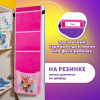 Кармашки-органайзер в шкафчик для детского сада ЮНЛАНДИЯ, 5 карманов, 21х68 см, "Giraffe", 271428