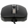 Мышь проводная A4TECH Fstyler FM10, USB, 3 кнопки + 1 колесо-кнопка, оптическая, черная, 1147673