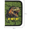 Пенал BRAUBERG, 1 отделение, 1 откидная планка, полиэстер, 21х14 см, "Dino attack", 272324