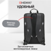 Рюкзак HEIKKI HIGH TECH (ХЕЙКИ) с отделением для ноутбука, черный, 43x28x12 см, 272589