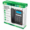 Телефон RITMIX RT-550 black, АОН, спикерфон, память 100 номеров, тональный / импульсный режим, черный, 80001483