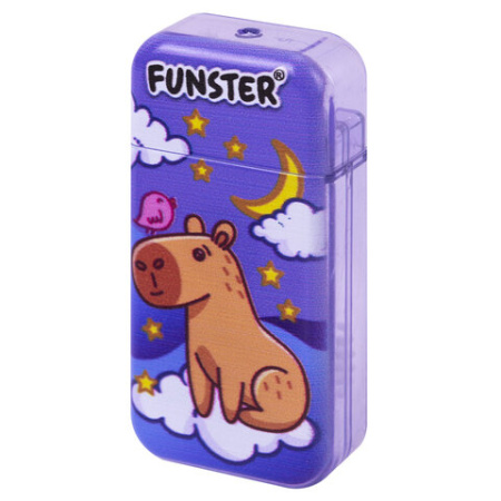 Корректирующая лента FUNSTER (ФАНСТЕР) "КАПИБАРЫ", 5 мм х 5 м, КОМПЛЕКТ 6 штук, пенал с zip-замком, 273021