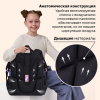 Ранец BRAUBERG LUMINOUS, 2 отделения, с брелоком, "Бриллианты", СВЕТЯЩИЙСЯ РИСУНОК, 38х29х16 см, 272070