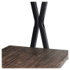 Стол на металлокаркасе BRABIX "LOFT CD-004", 1200х535х1110 мм, 3 полки, цвет