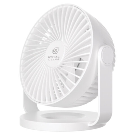 Вентилятор настольный ROYAL CLIMA RSF-0401M-WT, 4 режима, d=10 см, 5 Вт, белый, НС-1691753