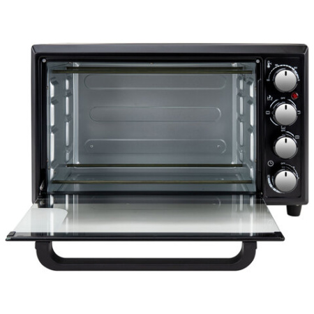 Мини-печь электрическая SONNEN EO-HL33, 1800 Вт, 33 л, 3 режима нагрева, таймер, механическое управление, черная, 458305