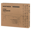 Стол складной NOSTRESS (НОСТРЕСС) "Country FT-005" (1800х700х740 мм), НАГРУЗКА до 150 кг, пластик, белый, 680054