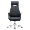 Кресло HAWASAN PREMIUM "X-ONE EX-830", синхромеханизм, алюминий, экокожа, черное, 533239