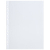 Папки-файлы перфорированные А4 BRAUBERG "STANDARD+", КОМПЛЕКТ 200 шт., гладкие, 45 мкм, 229663