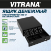 Ящик денежный механический SB-335-B, 332x365x83 мм, ЧЕРНЫЙ, VITRANA (ВИТРАНА), 291403