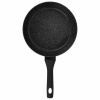 Сковорода 24 см, антипригарное покрытие, soft-touch ручка, SCOVO "Hi-Black", HB-003