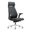 Кресло HAWASAN PREMIUM "X-ONE EX-830", синхромеханизм, алюминий, экокожа, черное, 533239