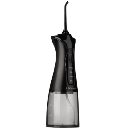 Ирригатор для полости рта REVYLINE RL 220, емкость резервуара 0,3 л, 2 насадки, черный, 7944