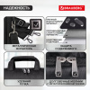Сумка портфель BRAUBERG DANDY с отделением для ноутбука 15-16", 2 отделения, "Combi", черная, 32х41х10 см, 240397