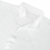 Халат одноразовый белый на липучках КОМПЛЕКТ 10 шт., 4XL, 64-66 размер, 110 см, рукав на резинке, 30 г/м2, ОПТИТРЕЙД
