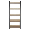 Стеллаж на металлокаркасе BRABIX "LOFT SH-003", 600х350х1500 мм, 5 полок, цвет дуб натуральный, 641236