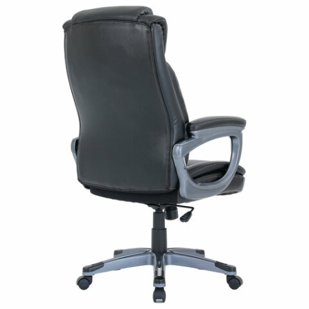Кресло BRABIX PREMIUM "Gladiator EX-552", натуральная кожа, черное, 532939