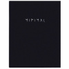 Тетрадь на кольцах А5 175х215 мм, 120 л., твердый картон, клетка, BRAUBERG "Minimal black", 404713