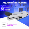 Степлер №10 металлический BRAUBERG "Classic-M", до 15 листов, с антистеплером, черный, 227626