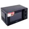 Микроволновая печь SONNEN MW2070BL-6MB, 20 л, 700 Вт, таймер, механическое управление, ручка, черная, 454983
