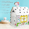 Картонный игровой развивающий Домик-раскраска "Сказочный", высота 130 см, BRAUBERG KIDS, 880364