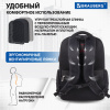Рюкзак BRAUBERG FUNCTIONAL с отделением для ноутбука, 2 отделения, USB-порт, "Leader", 45х32х17 см, 270799