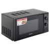Микроволновая печь SONNEN MW2070BL-6M, 20 л, 700 Вт, таймер, механическое управление, кнопка, черная, 454984