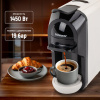 Кофемашина капсульная 3 в 1 для молотого кофе и капсул DOLCE GUSTO и NESPRESSO, SONNEN CM510B, 1450 Вт, 0,6 л, бежевая, 457338