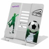 Подставка для книг и учебников большая ЮНЛАНДИЯ "Play Football", регулируемый наклон, металлическая, 237574