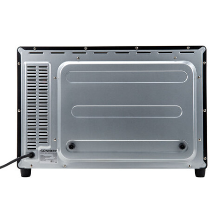 Мини-печь электрическая SONNEN EO-HL38K, 2000 Вт, 38 л, 3 режима нагрева, режим конвекции, таймер, механическое управление, черная, 458306