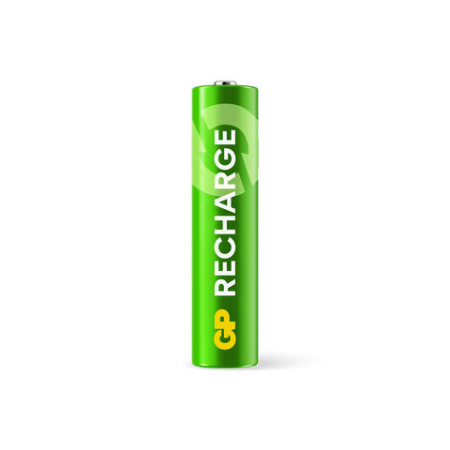 Батарейки аккумуляторные GP ReCharge Ni-Mh мизинчиковые КОМПЛЕКТ 2 шт., ААА (HR03) 400 mAh, 40AAAHCV, 40AAAHCV-2CRSB