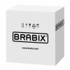 Кресло BRABIX "Fly MG-396", с подлокотниками, сетка, серое/черное, 532085